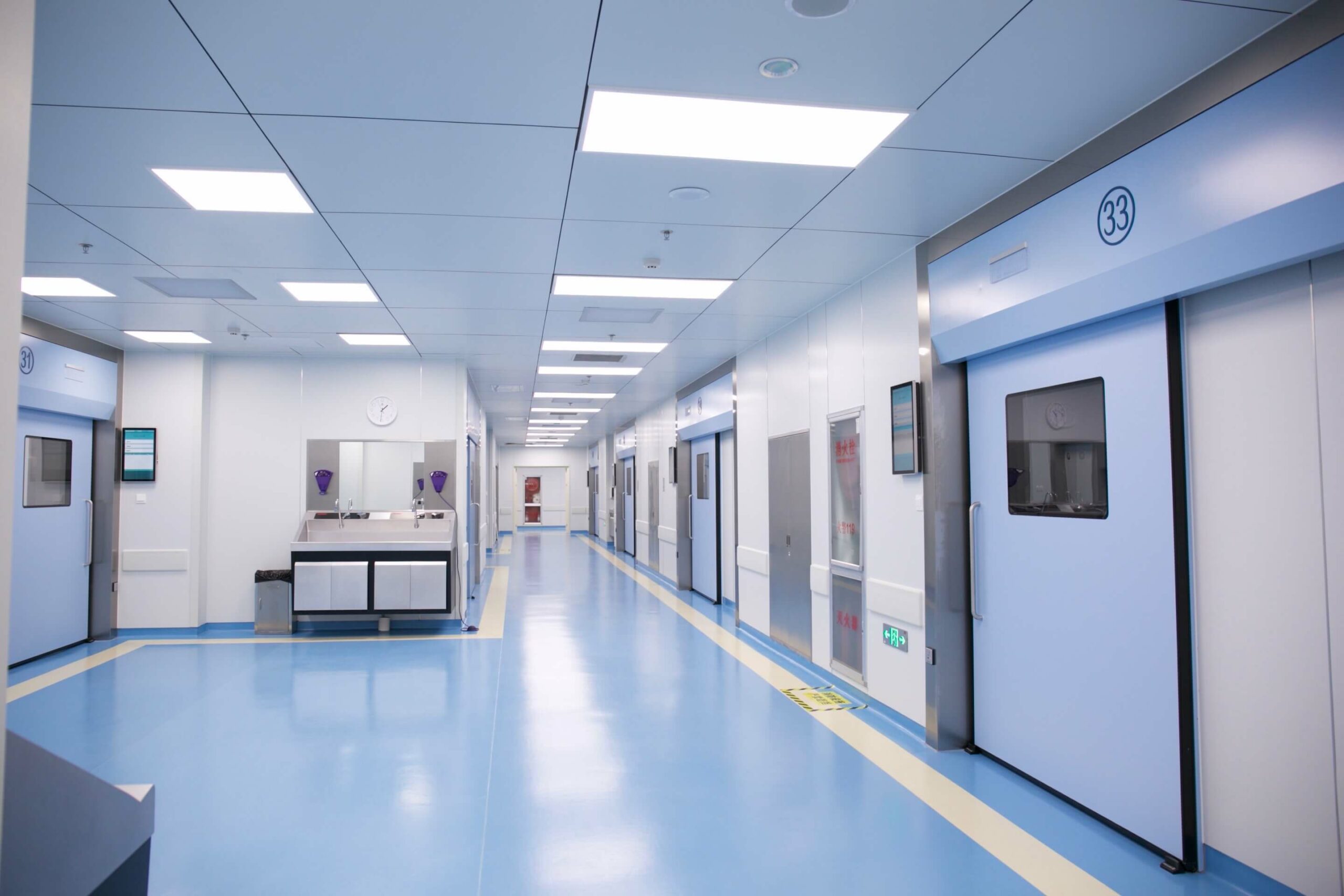 Stainless Steel Modular Wall Panels and Partition Systems for Operating Theatres